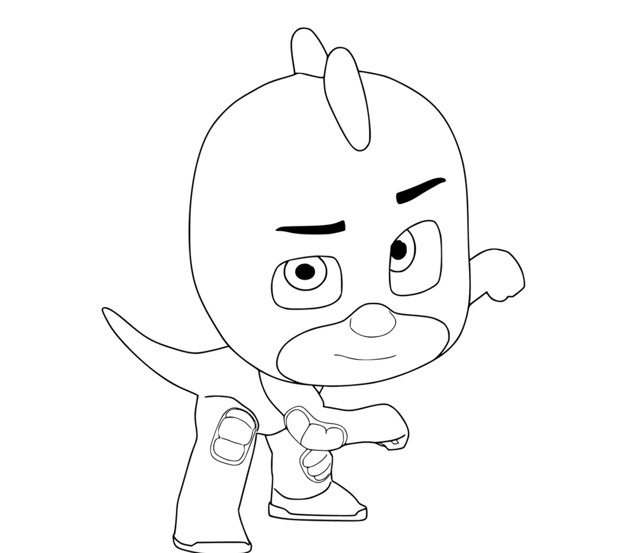 1232x1088 Pj Masks Coloring Pages