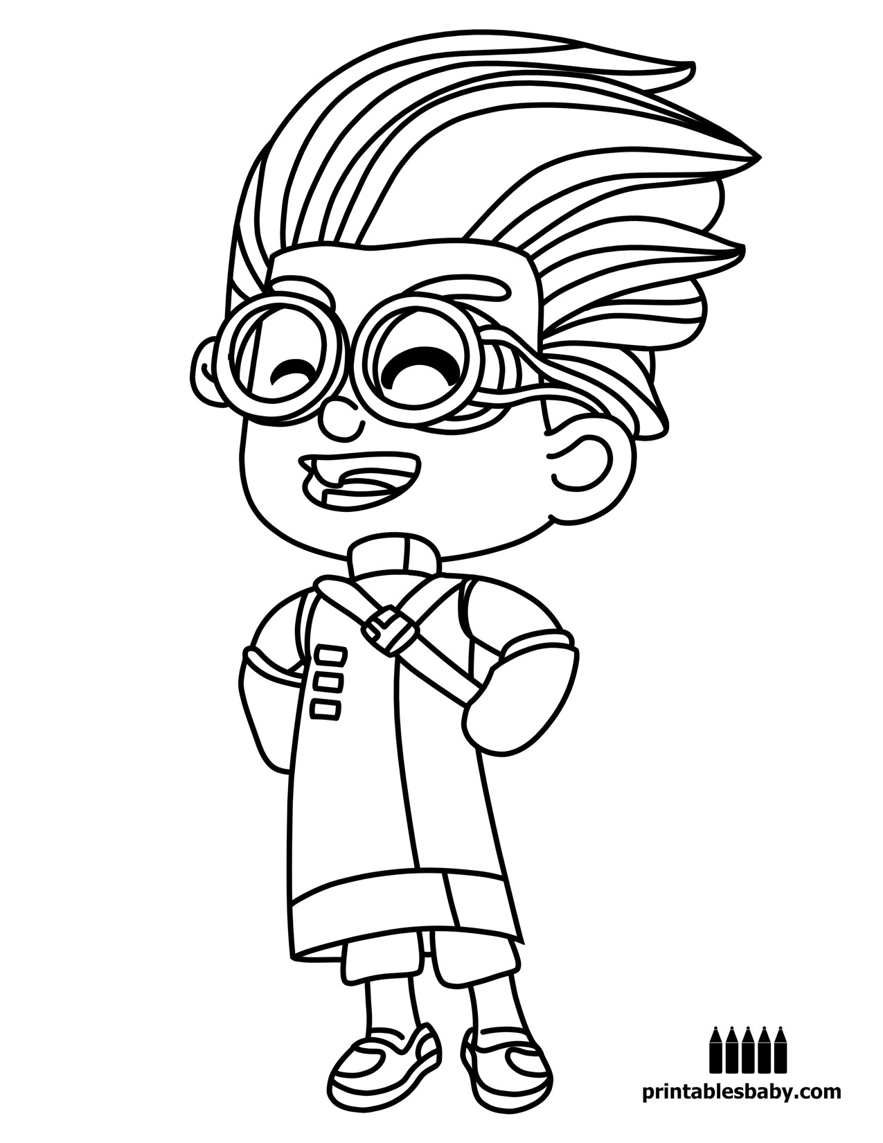 1275x1650 Pj Masks Gecko Coloring Pages Fresh Colour In Gekko From Pj Masks