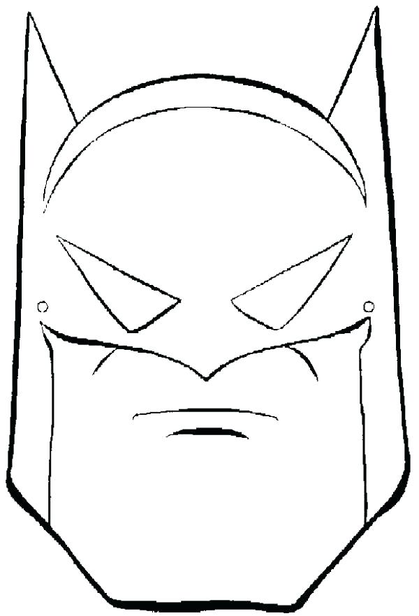 600x882 Mask Coloring Page Print Your Own Blank Mask With Handle Coloring