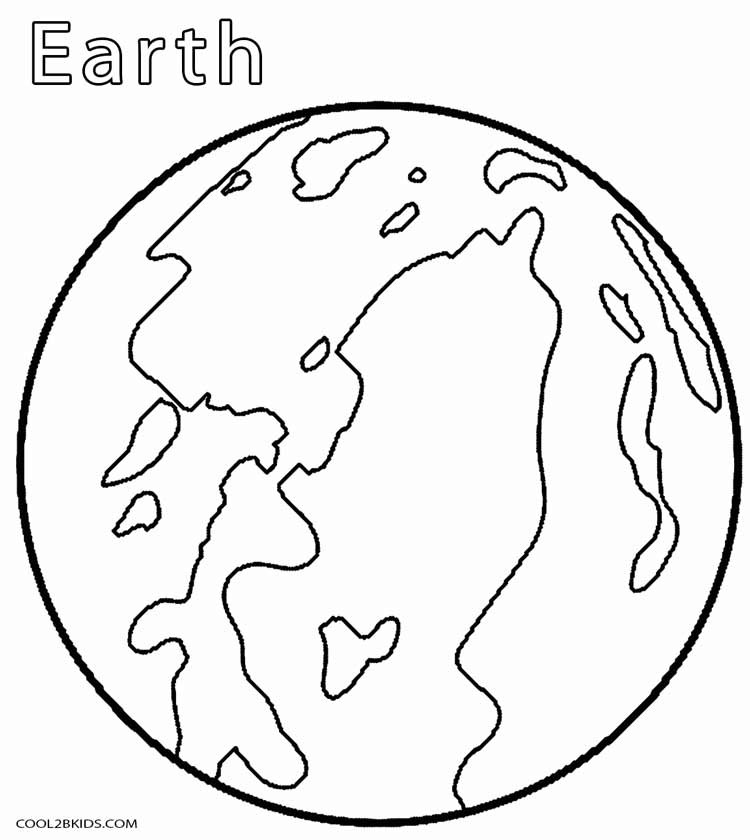 750x840 Printable Planet Coloring Pages For Kids Space