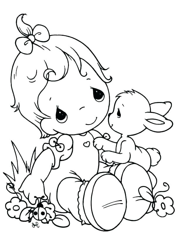 600x840 Printable Precious Moments Coloring Pages