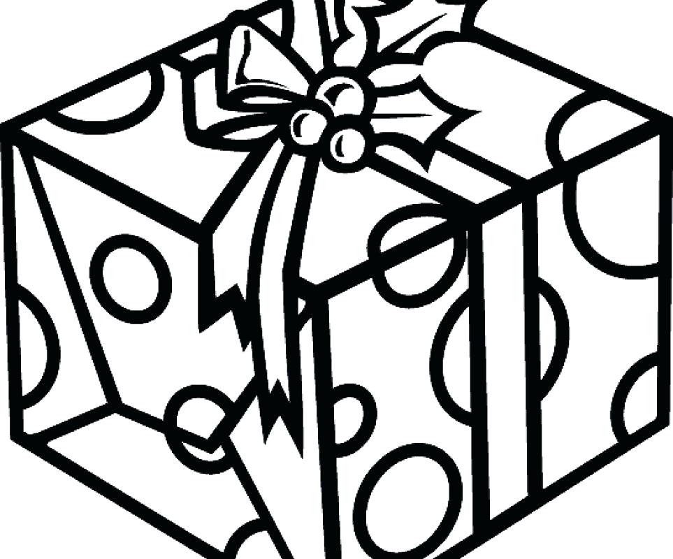 963x800 Presents Coloring Page Presents Coloring And Drawing Free Page