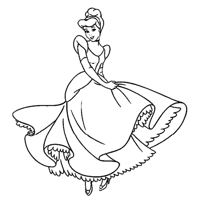 665x650 Princess Coloring Pages Printable