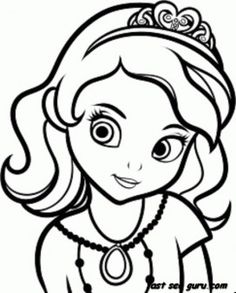 236x293 Printable Princess Coloring Pages For Girls Color Bros