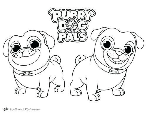500x386 Puppy Dog Pals Coming To On Pug Coloring Pages Printable Pug Pals