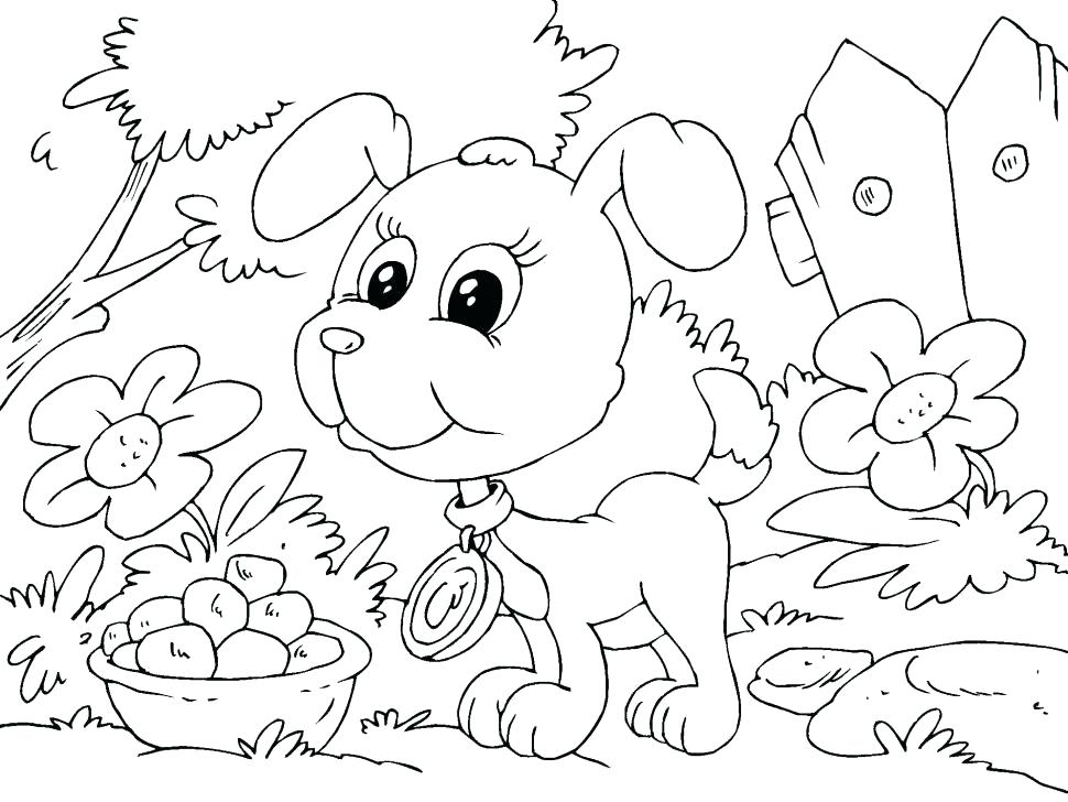 970x728 Puppies Coloring Pages Free Printable Puppy Coloring Pages