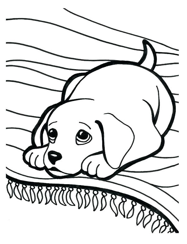 600x783 Cute Puppies Coloring Pages To Print Puppy Coloring Pages To Print