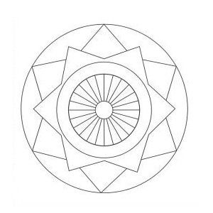 300x300 Geometric Pattern Coloring Pages Free Printable Coloring