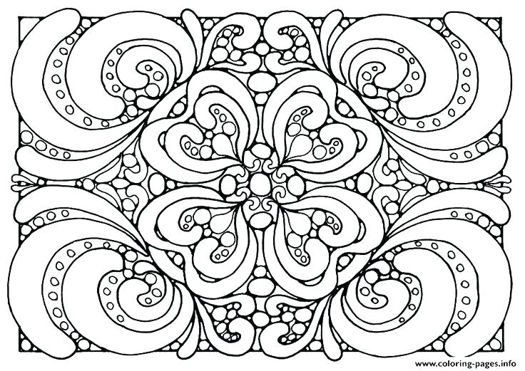 736x521 Patterns Coloring Pages Flower Pattern Coloring Pages Detailed