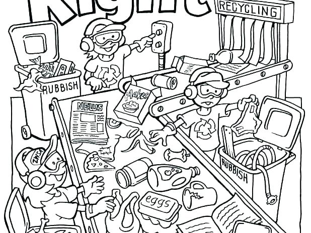618x464 Recycling Coloring Pages Printable Water Bottle Coloring Page