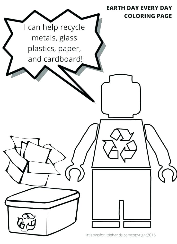 728x1001 Recycling Coloring Pages Printable