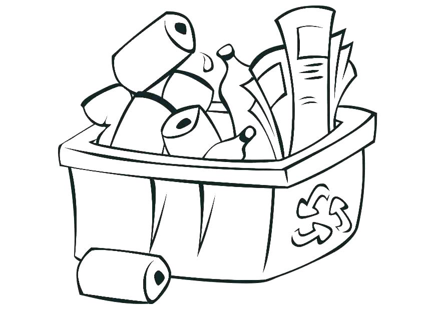 875x620 Free Printable Pictures Recycling Coloring Pages Printable