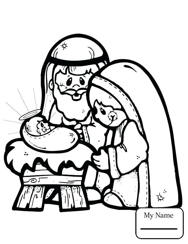 624x808 Childrens Christian Christmas Coloring Pages Printable