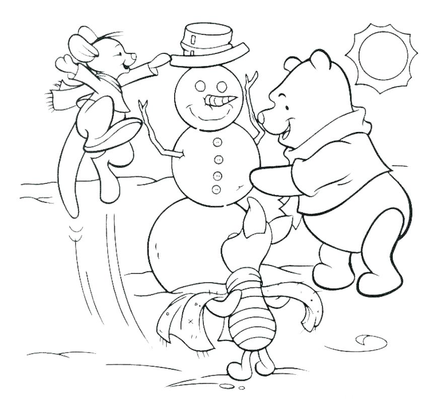 852x800 Christmas Coloring Pages To Print Free