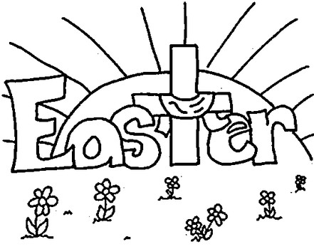 441x350 Free Printable Easter Coloring Pages Religious