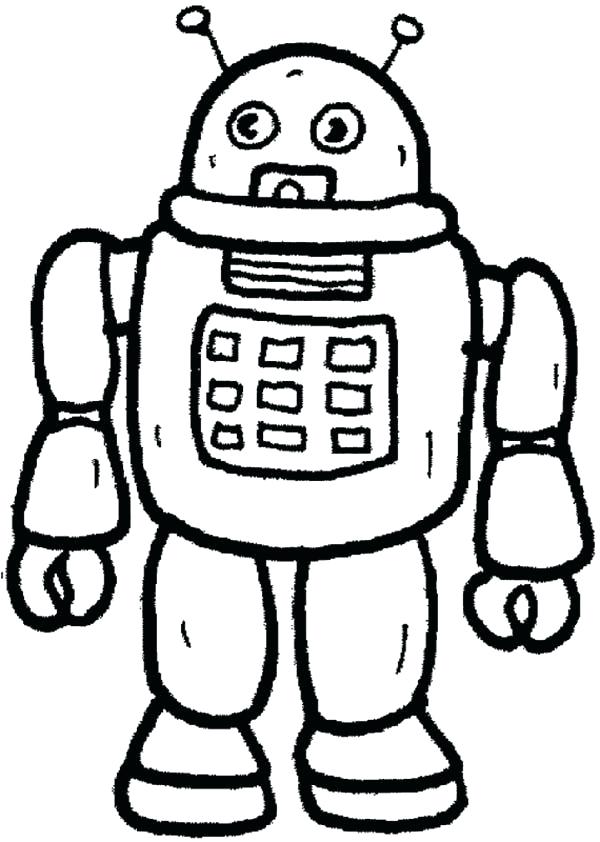 600x842 Robot Coloring Pages Cute Robot Coloring Page Printable Robot