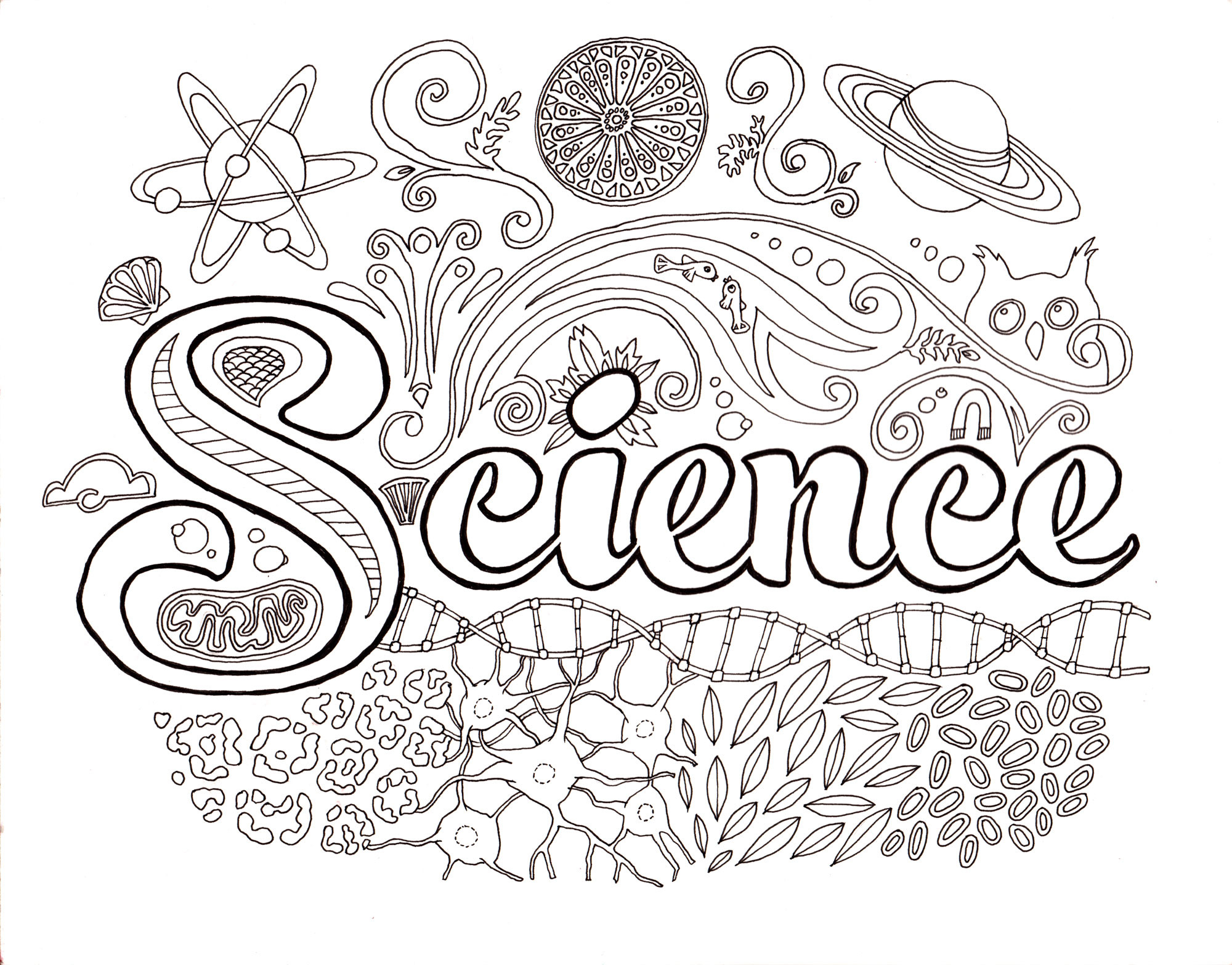 Printable Science Coloring Pages at GetDrawings | Free download