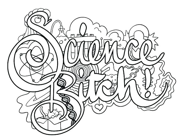 736x568 Free Science Coloring Pages