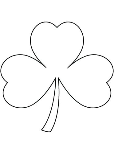 371x480 Printable Shamrock Coloring Pages