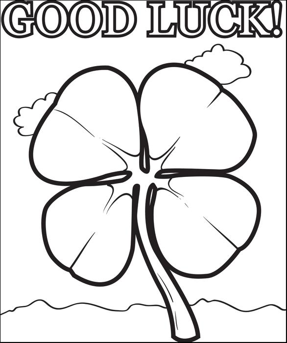 586x700 Free Printable Shamrock Coloring Pages For Kids