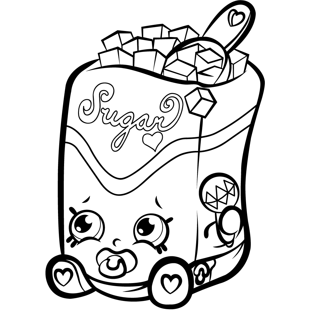 1024x1024 Shopkins Coloring Pages
