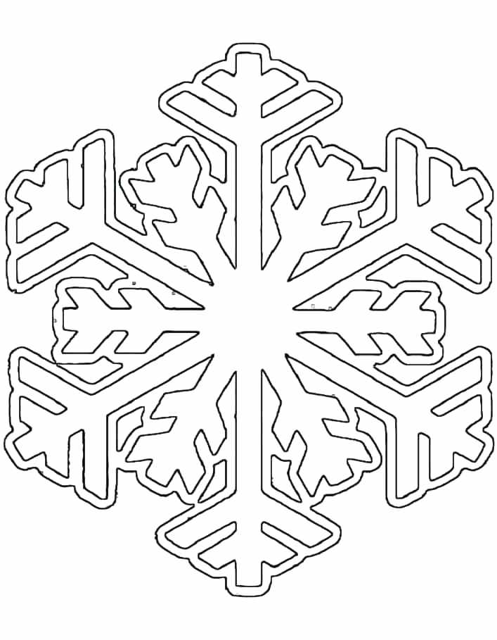 707x909 Printable Snowflake Coloring Pages Snowflake Coloring Pages