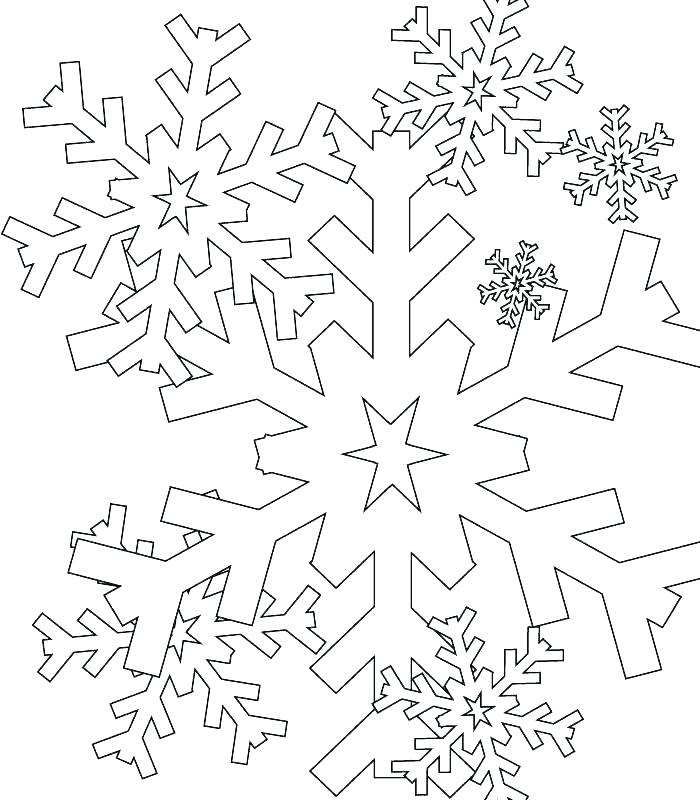 700x800 Snowflake Coloring Pages Printable Snowflake Coloring Pages