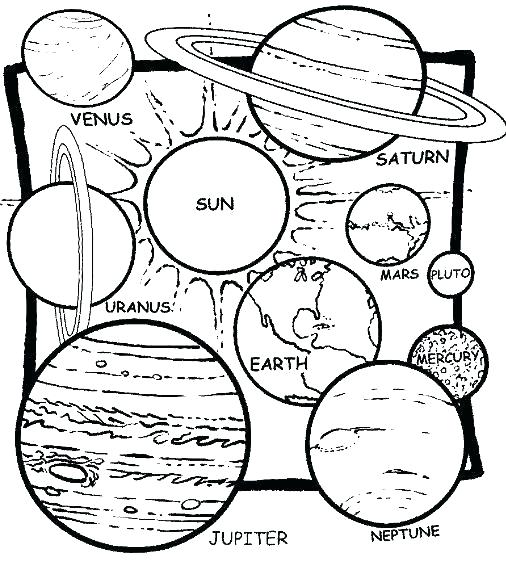 506x570 Planets Coloring Page Printable Solar System Coloring Pages