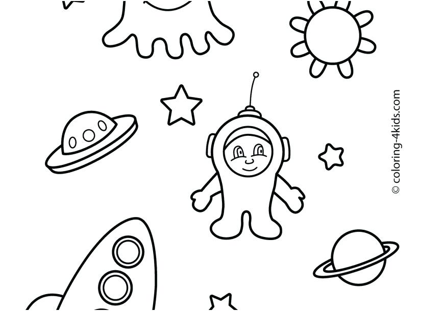 827x609 Ufo Coloring Pages Space And Coloring Pages For Kids Printable