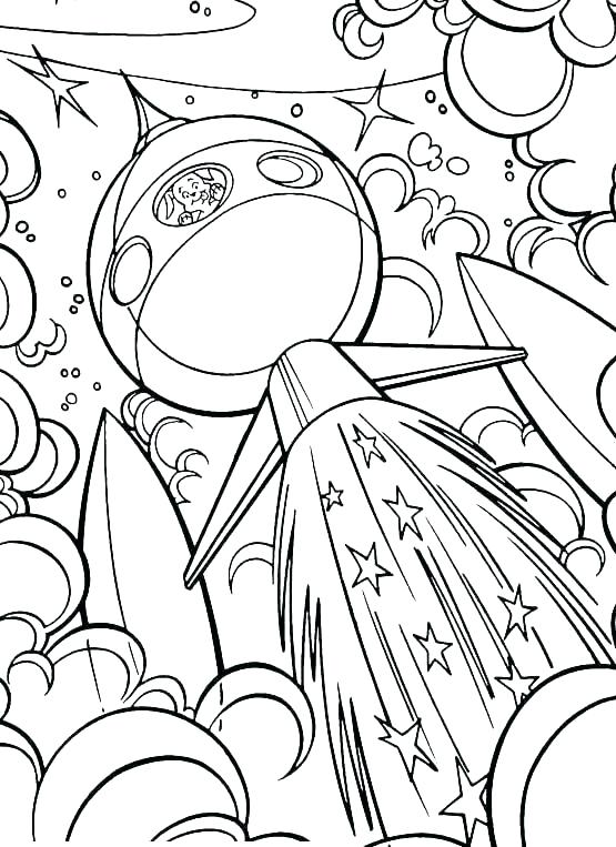 555x763 Outer Space Coloring Page