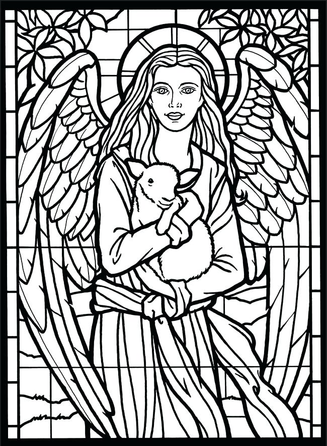 650x888 Free Printable Stained Glass Coloring Pages Free Printable Stained