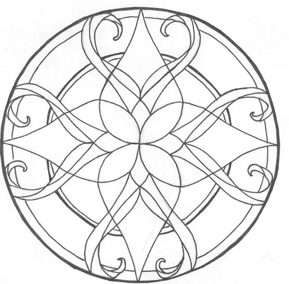 960x944 Get This Printable Stained Glass Coloring Pages !
