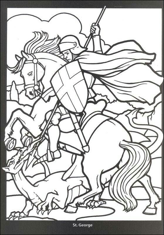 559x800 Knight Glass Coloring Books