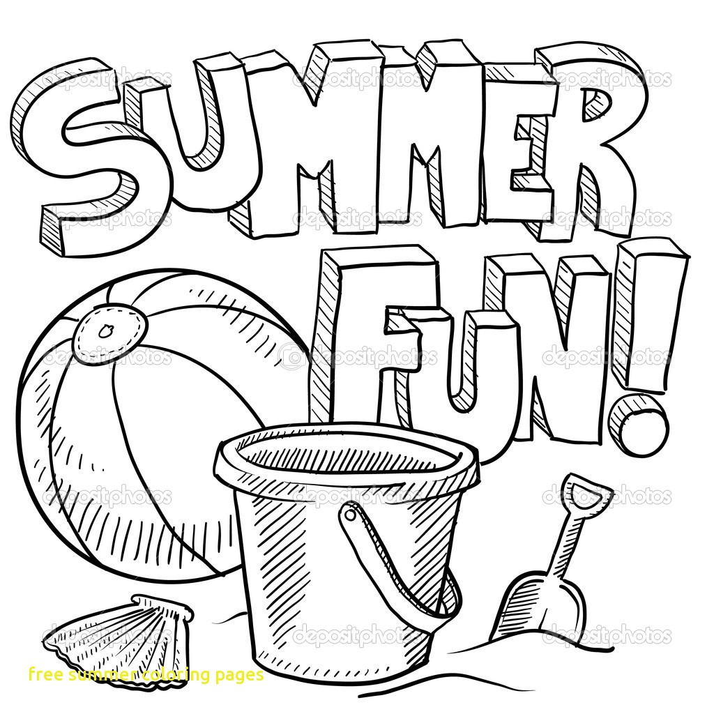 1024x1024 Summer Coloring Page Love Pages