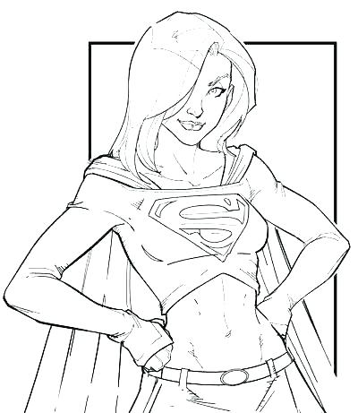 400x461 Superhero Color Sheets