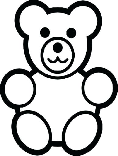 387x512 Free Printable Teddy Bear Coloring Pages