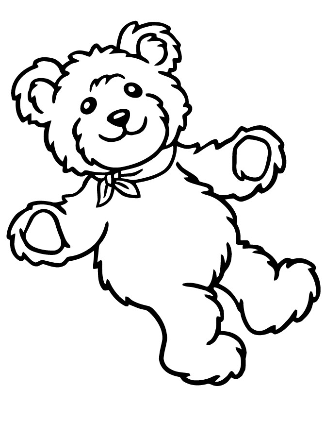 670x867 Free Printable Teddy Bear Coloring Pages For Kids Endear