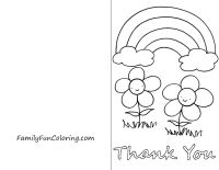 200x155 Printable Thank You Cards To Color