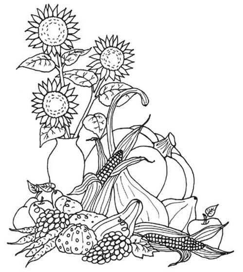 500x559 Thanksgiving Printables Coloring Pages Trials Ireland