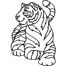 230x230 Top Free Printable Tiger Coloring Pages Online