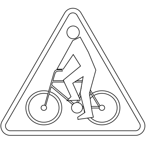 470x480 Print Cyclists A Free Printable Also Download Coloring Page