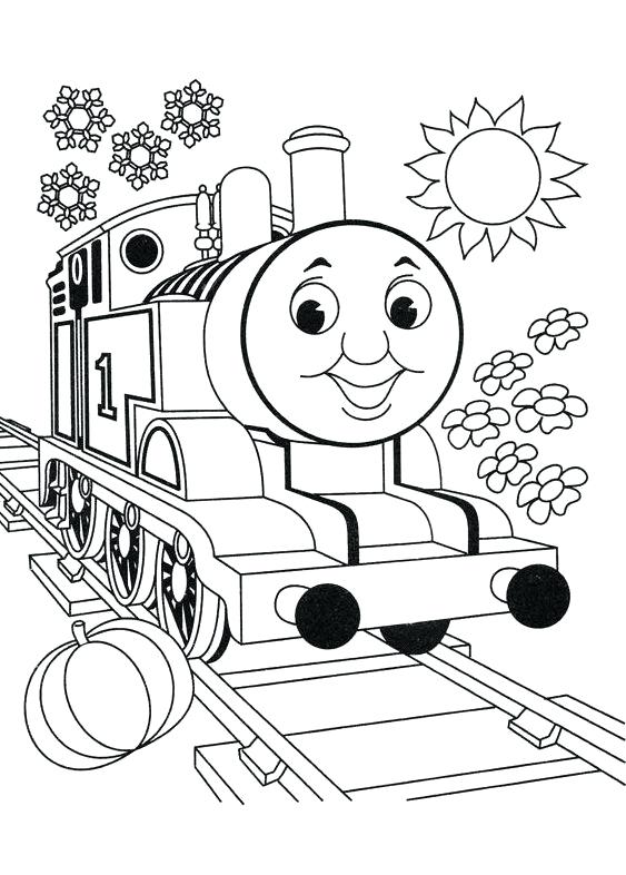 563x786 Thomas The Tank Engine Easy Colouring Pages Top Free Printable