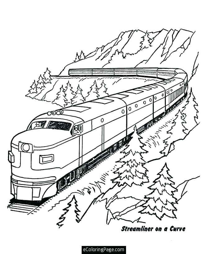 670x820 Thomas Train Coloring Page