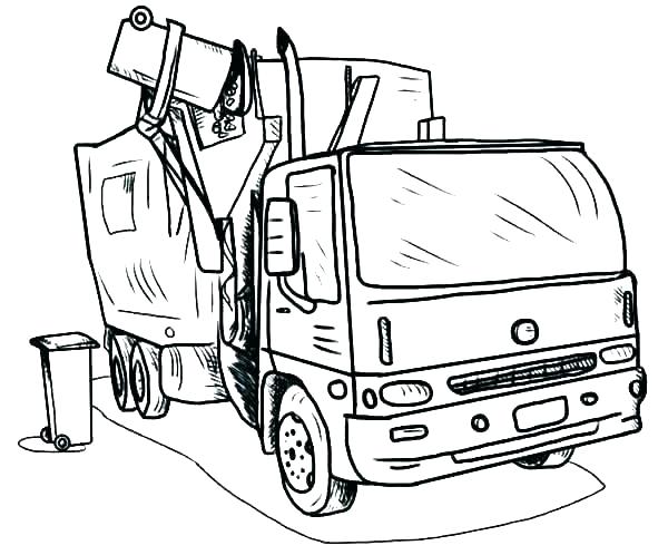 600x498 Printable Truck Coloring Pages Printable Truck Coloring Pages
