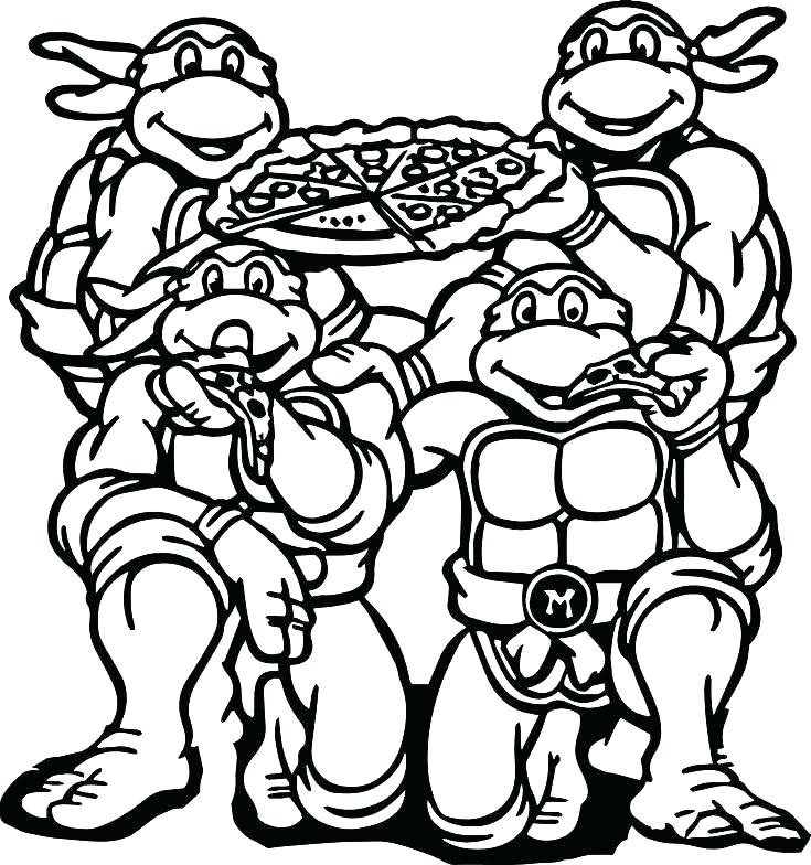 735x784 Printable Turtle Coloring Pages Ninja Turtles Coloring Sheet Ninja