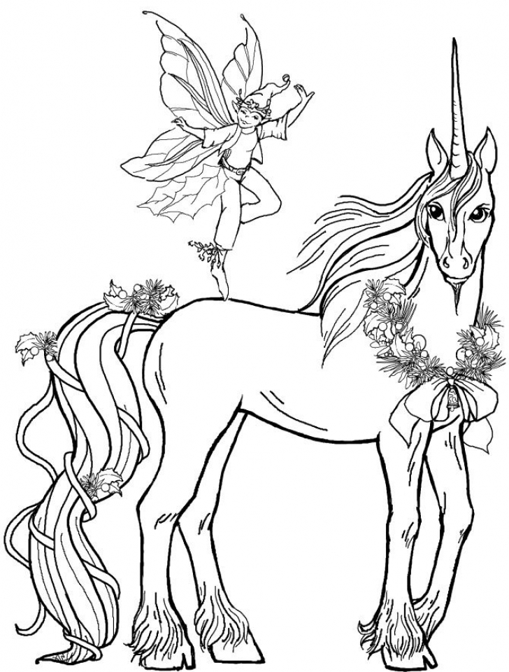 728x960 Free Printable Unicorn Coloring Pages