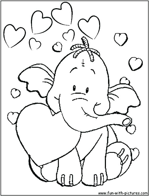 564x740 Valentine Coloring Pictures Printable Valentines Day Coloring