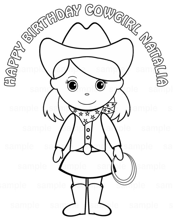 570x738 Cowgirl Coloring Pages