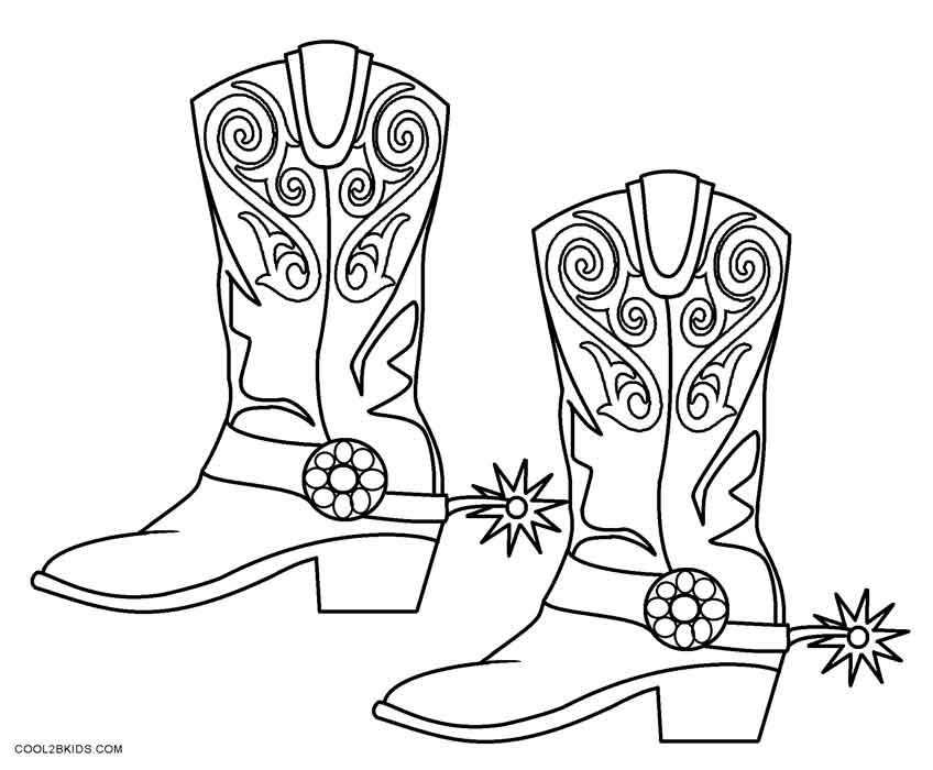 848x700 Printable Cowboy Coloring Pages For Kids