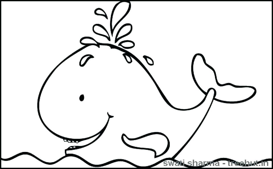 960x595 Whale Coloring Page